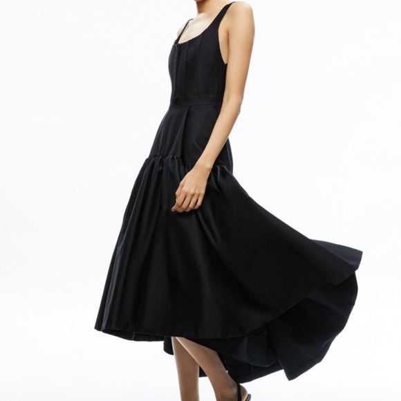 Alice + Olivia Diana Sleeveless Midi Dress - Picture 1 of 12